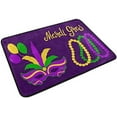 thumbnail image 2 of Coolnut Mardi Gras Door Mats Non-Slip Washable Indoor Outdoor Entrance Welcome Floor Mat for Kitchen Bathroom Bedroom Home Decor,23.6"x15.7", 2 of 6