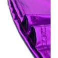 thumbnail image 6 of INSPIRE CHIC Women's Halloween Holographic Shiny Shirt Party Disco Metallic Tank Top for Women M Purple, 6 of 8