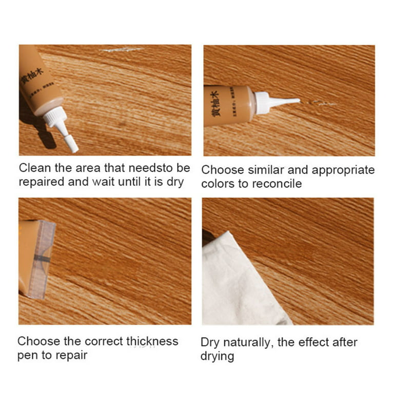 Wood Putty Filler Hardwood Laminate Floor Repair Kit 13 Colors Wood Stain  0.7 oz Each SEISSO Paint