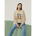 thumbnail image 2 of Sand Dollars I Sweatshirt Women -Denis Diderot Designs, Female 3X-Large, 2 of 4