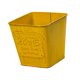 thumbnail image 3 of Maceta de escultura de hierro, organizador de adornos para plantas de interior y exterior, florero, Cuadrado amarillo, 3 of 9
