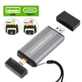 thumbnail image 2 of NVME SSD Case M2 Adaptador NVME Carcasa Externa PCIE NVME M/M+B Llave una USB 3.1 10Gbps Compatible con 2230 2242 M.2 SSD Box, 2 of 5