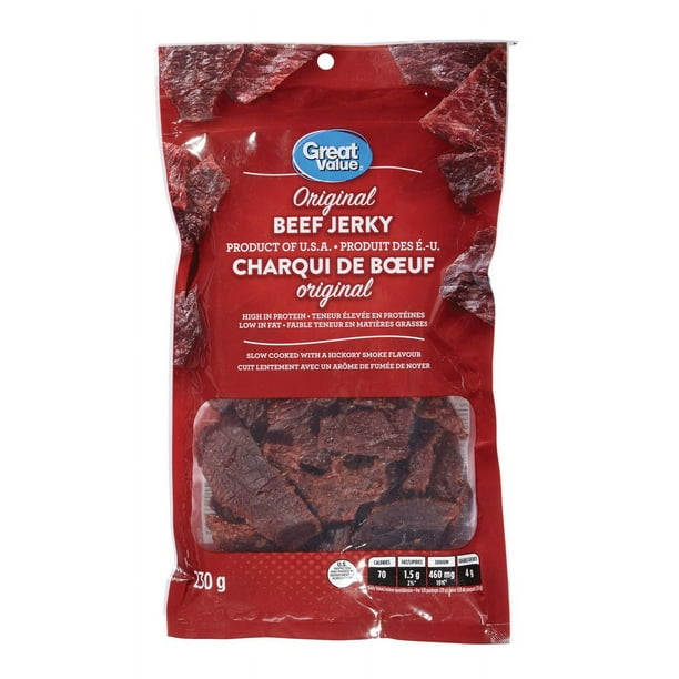 Great Value Original Beef Jerky, 230 g Walmart.ca