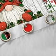 thumbnail image 4 of Feelyou Christmas Gnome Curtains Pack of 2 (42x84 Each), Black White Farmhouse Buffalo Curtains Blackout, Western Countryside Bedroom Curtains, Curtains and Drapes Room Decor, 4 of 6