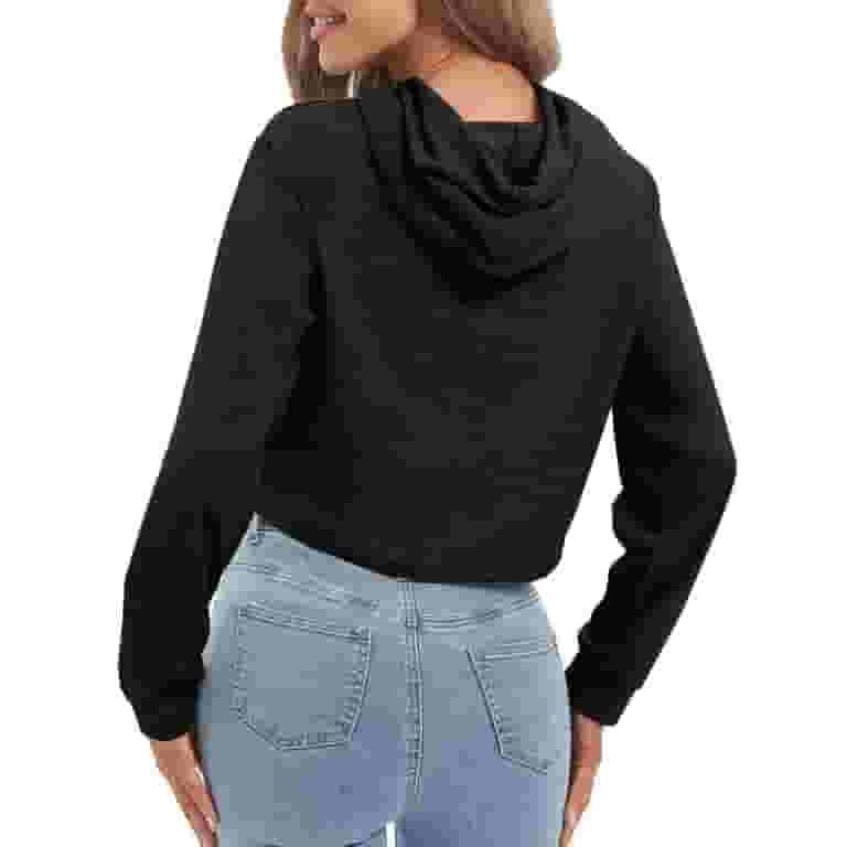Cyber_Monday Women Fashion Essentials Hoodie Fashion Women's Solid