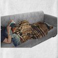 thumbnail image 6 of United States Soft Flannel Fleece Blanket, Old Mailboxes in West America Rural Rusty Landscape Grunge Countryside, Cozy Plush for Indoor and Outdoor Use, 50" x 60", Brown Blue White, by Ambesonne, 6 of 6