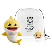 Baby Shark Sing Along Puppet Baby Shark W/ mini plush and Pack-A-Hatch