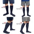 thumbnail image 6 of 6 Pairs Men's Athletic Tube Socks Over the Calf - 25" Length - Size 10-15 Navy, 6 of 7