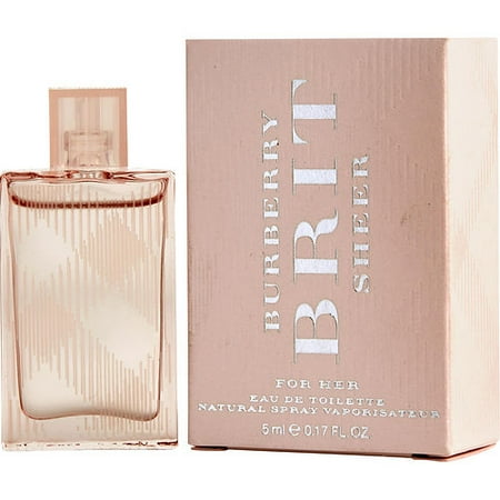 BURBERRY BRIT SHEER by Burberry - EDT .17 OZ (NEW PACKAGING) MINI - WOMEN