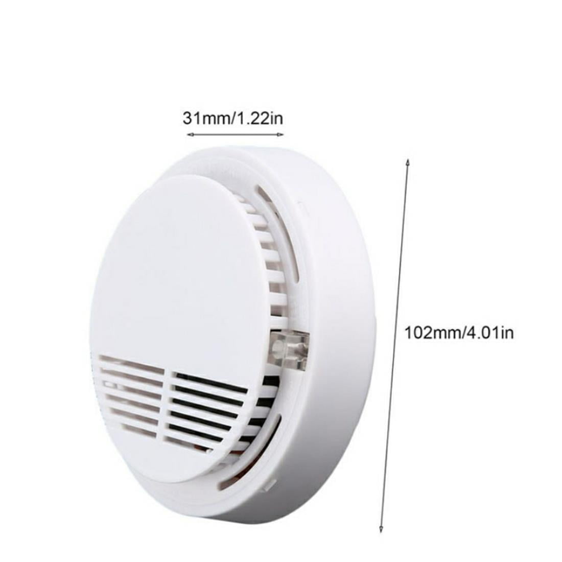2 Pack Smoke Detector Home Security Sensor Alert Alarm