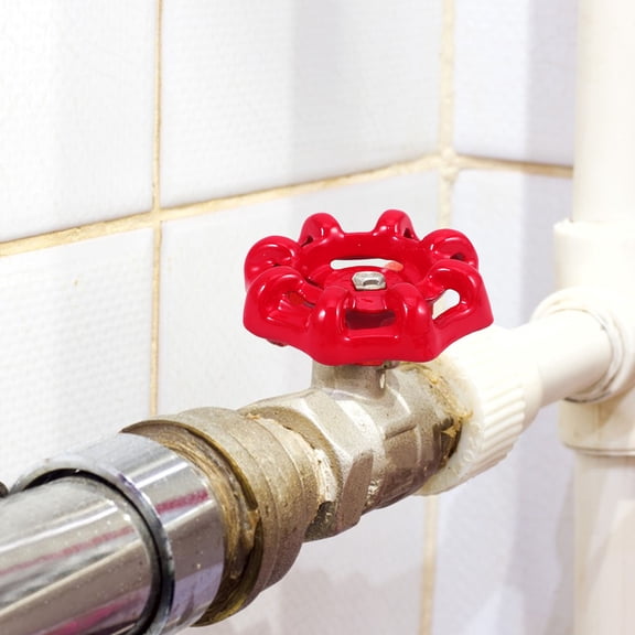 Hytrove Red Cast Iron Spigot Handle Replacement for Outdoor Water Faucet Control and Garden Hose Valve