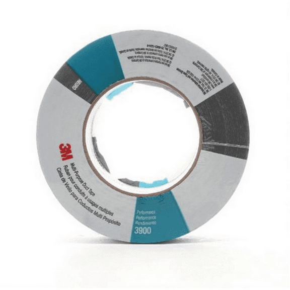 3M 49833 3900 Series Professional Grade Multi-Purpose Duct Tape, 54.8 m x 48 mm, 7.7 mil THK, Black