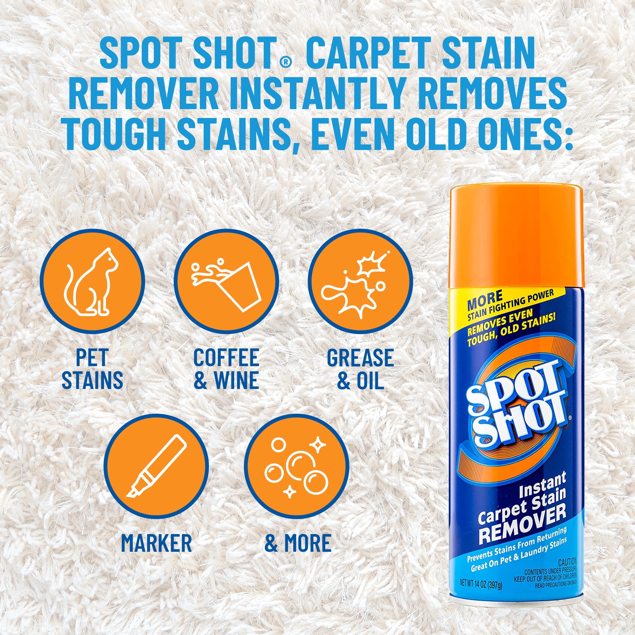 Spot Shot Instant Carpet And Rug Cleaners 16 Ounce Com
