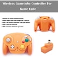 thumbnail image 4 of BAMAIA Classic 2.4G Wireless Controller Gamepad with Receiver Adapter, Compatible with for Wii Gamecube NGC GC(Black and Orange), 4 of 6