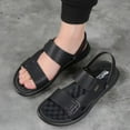 thumbnail image 6 of Mepaouo Mens Sport Hiking Sandals Arch Support Summer Beach Water Shoes Slip on Flat Slides Slippers, 6 of 8