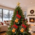 thumbnail image 4 of Hangs Stockings For Fireplace - Hanging Stocking Candy Container for Family Christmas Party Decorative & Storage Socks Ideal for Home Use, 4 of 6