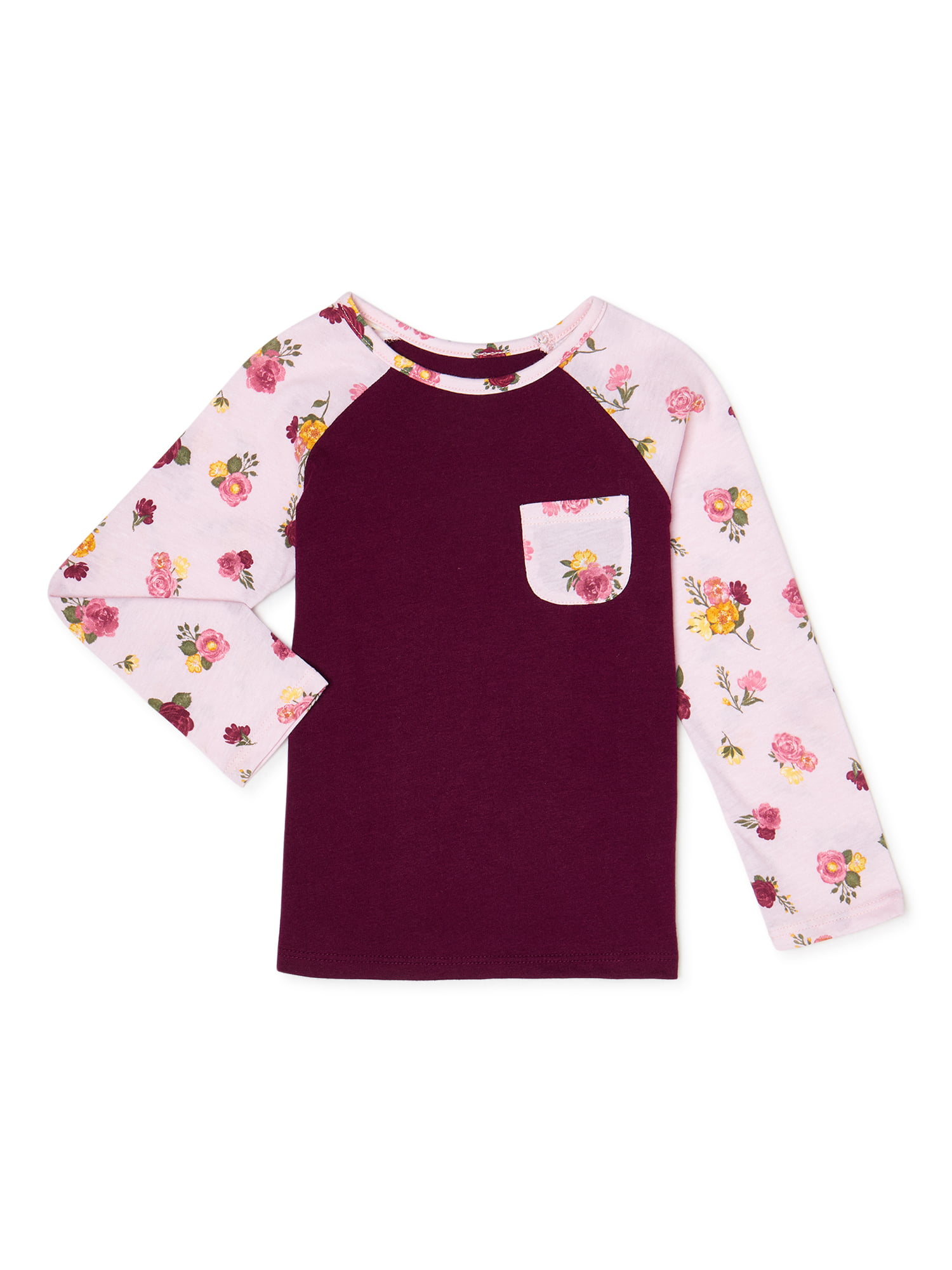 Kumary Toddler Little Girls Tees 3-Pack Long Sleeve T Shirts for 2-6 Years