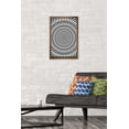 thumbnail image 2 of Zebra Stripe Optical Illusion Wall Poster, 14.725" x 22.375" Framed, 2 of 6