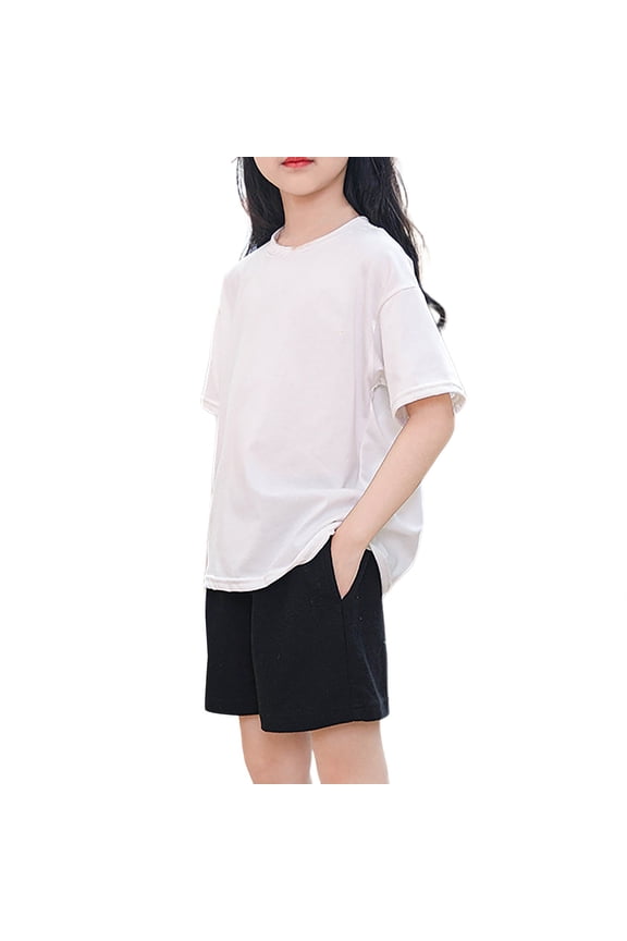 Junior Tops Boys' Outerwear Vests Tshirt Easter Shirts for Kids White Shirt Clothes for Teens Preppy Clothes 2t Boys Clothes, White 5-6 Years