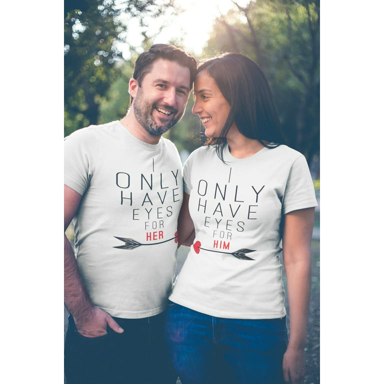 His and Hers Since Anniversary Shirts, Valentine's Day Gift for Her, Valentines Gifts for Men Hers / Large Ladies T-Shirt