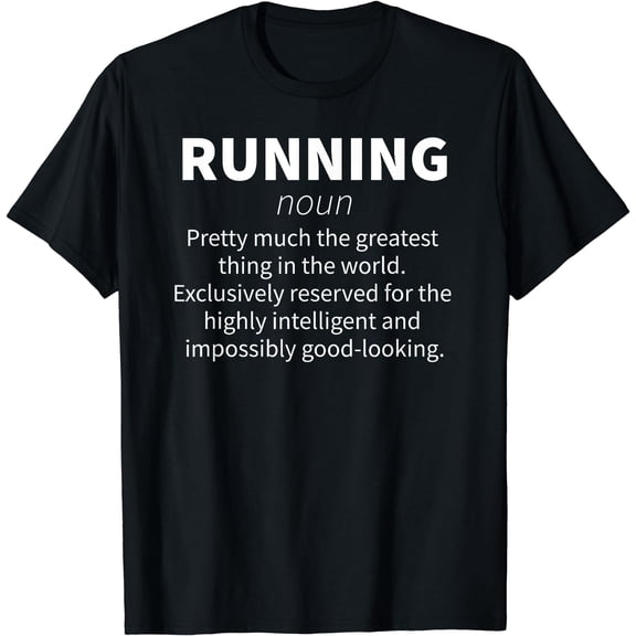 Running Funny Definition Funny 5k Marathon Runner Gift T-Shirt