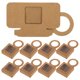 thumbnail image 4 of GOOHOCHY Caja de papel Kraft para botellas de vino, 25 unidades, con ventana transparente, vacía, para regalo, 4 of 8
