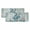 Teal Blue, variant on 2 Panels Navy Blue Stripe Nautical Valance for Windows, Aqua Anchor Summer Coastal Light Filtering Kitchen Curtains, Rod Pocket Window Treatment Curtain Valances for Living Room Bedroom, 42"x12"