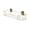 WHL, variant on Wall-Mounted Adhesive Bathroom Shelf Stone-Pattern Metal Guard Rail No-Drill Storage Organizer White S