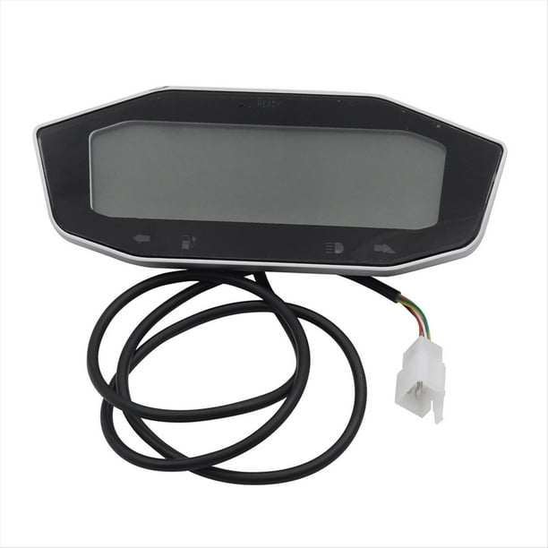 Para Citycoco Velocímetro Pantalla de Energía de Batería Velocímetro Engranaje Pantalla LED Medidor 60V 72V para Scooter Eléctrico Citycoco