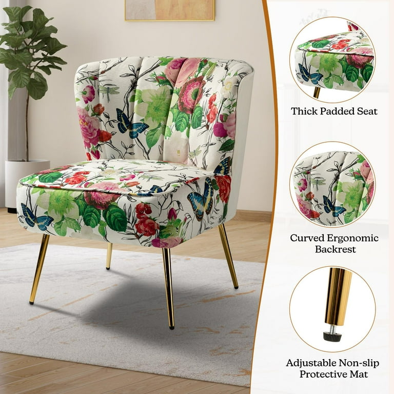 Floral 2025 upholstered chair