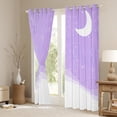 thumbnail image 3 of Psychedelic Galaxy Curtains & Drapes Pastel Purple 30%-50% Blackout Curtains , Constellations Horoscopes Curtains Astrology Zodiac Black Out Curtains, Hippie Moon Window Drapes, 3 of 6