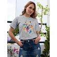 thumbnail image 2 of Pastell Colorful Husky T-Shirt Women -Weekday Best Designs, Female Small, 2 of 4