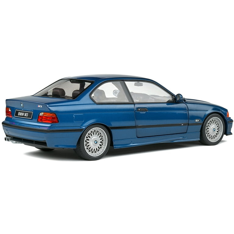 1994 BMW M3 E36 Coupe Avus Blue Metallic 1/18 Diecast Model Car by Solido