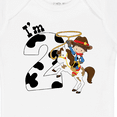 thumbnail image 4 of Inktastic I'm Two-cowboy riding horse birthday Boys Baby Bodysuit, 4 of 5