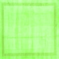 thumbnail image 1 of Ahgly Company Indoor Square Solid Green Modern Area Rugs, 3' Square, 1 of 1