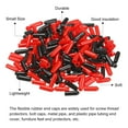 thumbnail image 4 of Unique Bargains 200pcs Rubber End Caps Cover Assortment 3.5mm Screw Thread Protector for Screw Bolt Black Red, 4 of 5