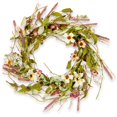 thumbnail image 1 of Couronne de Printemps Violette et Blanche de 22 Po, 1 of 1