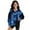Blue Lightning Wolf, variant on Girls' 1/4 Zipper Sweatshirts Flame Wolf Oversized Sweatshirts Casual Long Sleeve Workout Shirts Quarter Zip Hoodies Fall Spring Outfits Clothes Outerwear Jacket