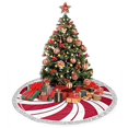 thumbnail image 4 of Falda para Árbol de Navidad FREEHOTU Diseño Caramelo Doble Espiral Azúcar y Menta, 4 of 4