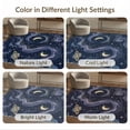 thumbnail image 7 of ODIKA 8'x10' Washable Area Rug Starry Planets Motif Planetary Stars Themed Large Nebula Galaxy Playful for Dining Room, Office, Lounge, Non-Slip Chair-Friendly Mat, 7 of 7