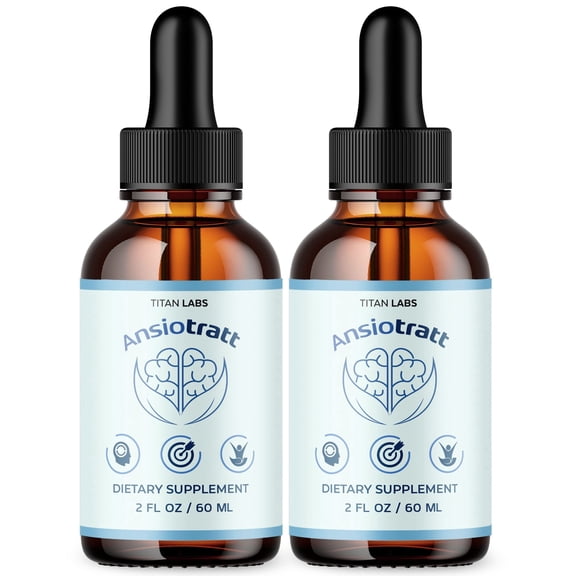 Ansiotratt Drops Advanced Formula Brain Support Supplement 60 Servings