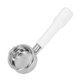 thumbnail image 1 of Portafiltro de 58 mm Portafiltro sin fondo 2 orejas Accesorio para máquina de café desmontable de acero inoxidable para Breville Serie 9 Blanco, 1 of 15