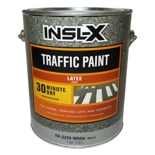 InslX Acrylic LeadFree White Traffic Zone Marking Paint Case Of 2