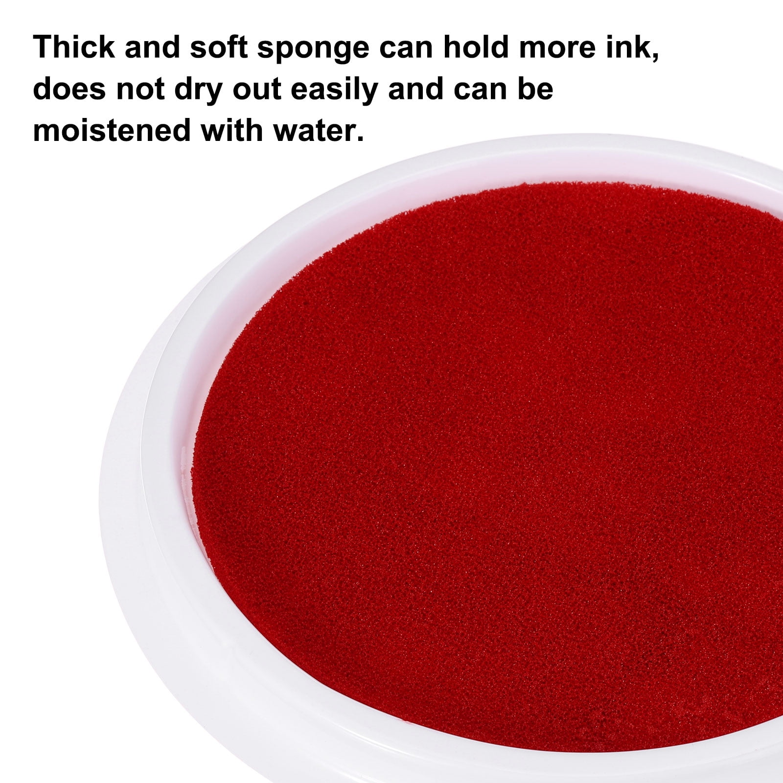 16 Colors Craft Ink Pads for Stamps, 16 Pack Round DIY Fingerprint Stamp Ink Pad Washable