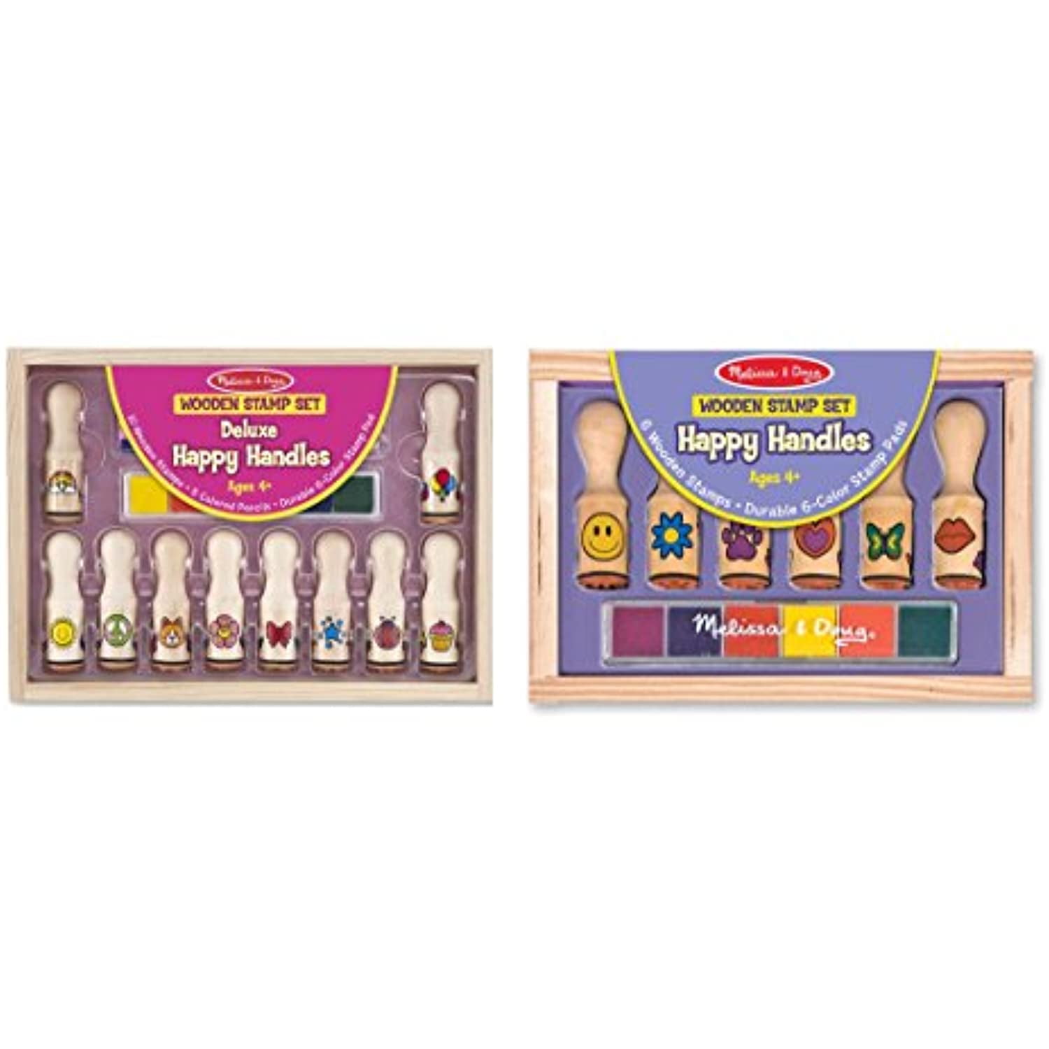 Melissa & Doug Wooden Handle Stamps