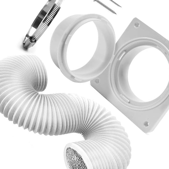 Sinyiin Dryer Vent Kit for Laundry Room With Complete Accessories Quick Connects Design