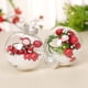 thumbnail image 2 of 10/12 piezas de bolas de Navidad transparentes de plástico rellenables de 8-10 cm, adornos colgantes para árbol de Navidad, decoración para bodas, fiestas, caja de regalo, 2 of 5