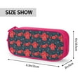 thumbnail image 4 of Vsdgher Rose Flowers Print Large Capacity Pencil Case Pouch with Zipper, Portable Aesthetic Big Capacity Pencil Cases Pen Office Travel Stationery Bag, 4 of 8