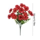 thumbnail image 3 of Flores artificiales de pensamientos y eucalipto para decoración de bodas y salas de estar | Arreglo floral realista para decoración de ambientes, 3 of 6