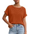 thumbnail image 2 of Molidfa Women's Indian Block Print Graphic Tee Crew Neck Short Sleeve Regular Fit Casual Lightweight Summer Top, 2 of 5